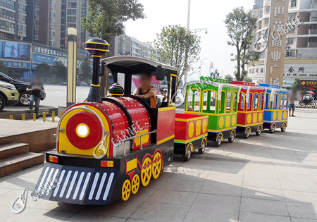 buy electric trackless train rides